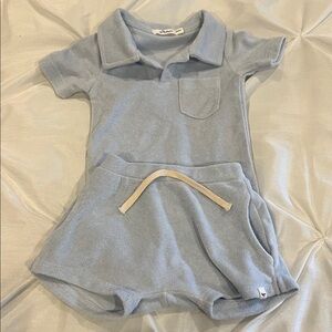 Oh baby! Blue Terry Cloth Set Size 6mo